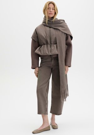 someday., SOFT FEEL LONG FRINGE - Schal - taupewood melange