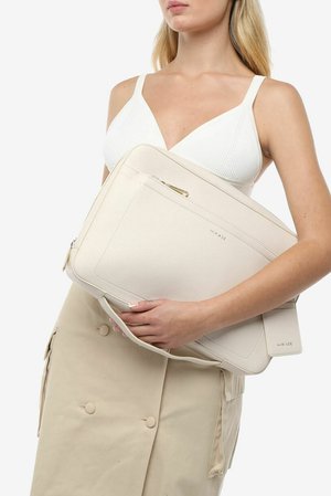 Miriade, CRABY - Borsa porta PC - bianco