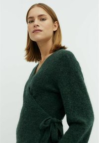 mbyM UDELE-M - Vesta na kopčanje - jungle green melange