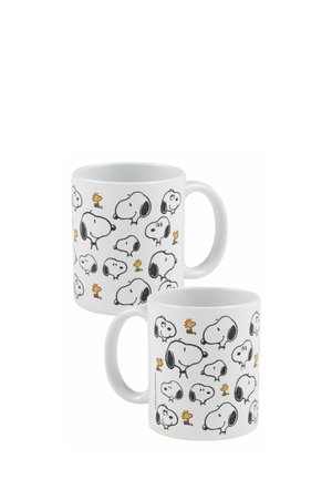 THE PEANUTS SNOOPY ALLOVER KAFFEETASSE - Drink bottle - weiß