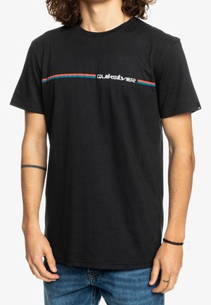 Quiksilver T-shirt imprimé - black