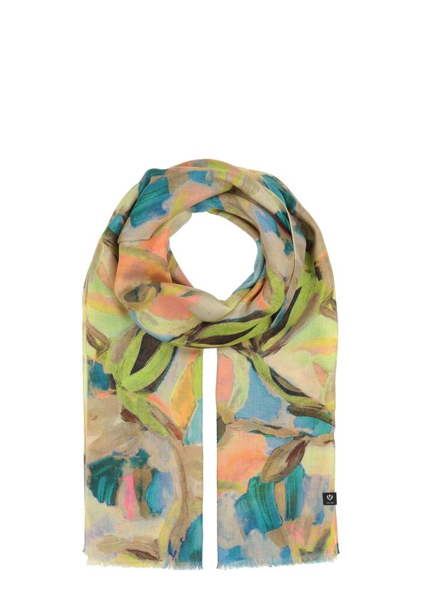 FLORAL  STOLA - Schal - aquamarine