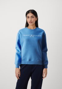 Tommy Hilfiger LOGO - Sportinis megztinis - blue spell