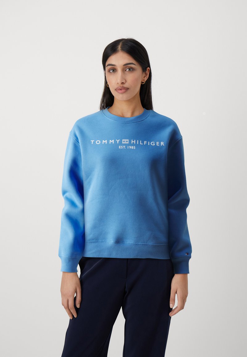 Tommy Hilfiger LOGO - Sportinis megztinis - blue spell