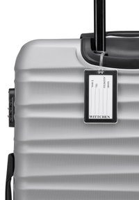 WITTCHEN LARGE SUITCASE WITH LUGGAGE TAG FROM ABS - Trolley - grey