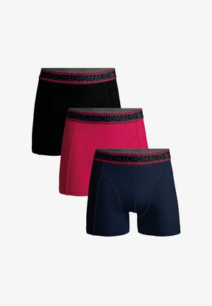 3-PACK SOLID - Trumpikės - purple pink black