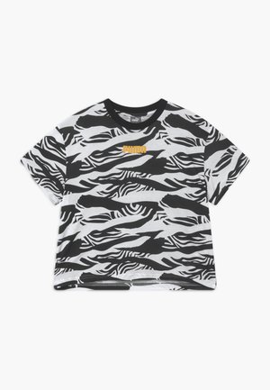 PUMA X ZALANDO GIRLS TEE - Triko s potiskem - black