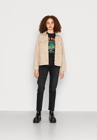 G-STAR VIRJINYA SLIM - Calças de ganga justas - jet black