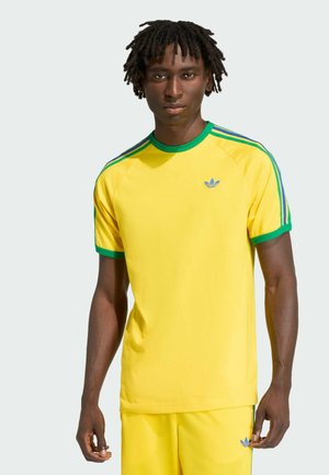 3-STRIPES TEE - Μπλουζάκι με στάμπα - eqt yellow   green   collegiate royal