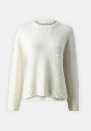 Gina Tricot Petite, PETITE CREW NECK - Strikkegenser - off-white