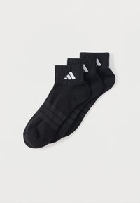 CUSHIONED ANKLE 3 PAIR PACK - Športové ponožky - black/black/white