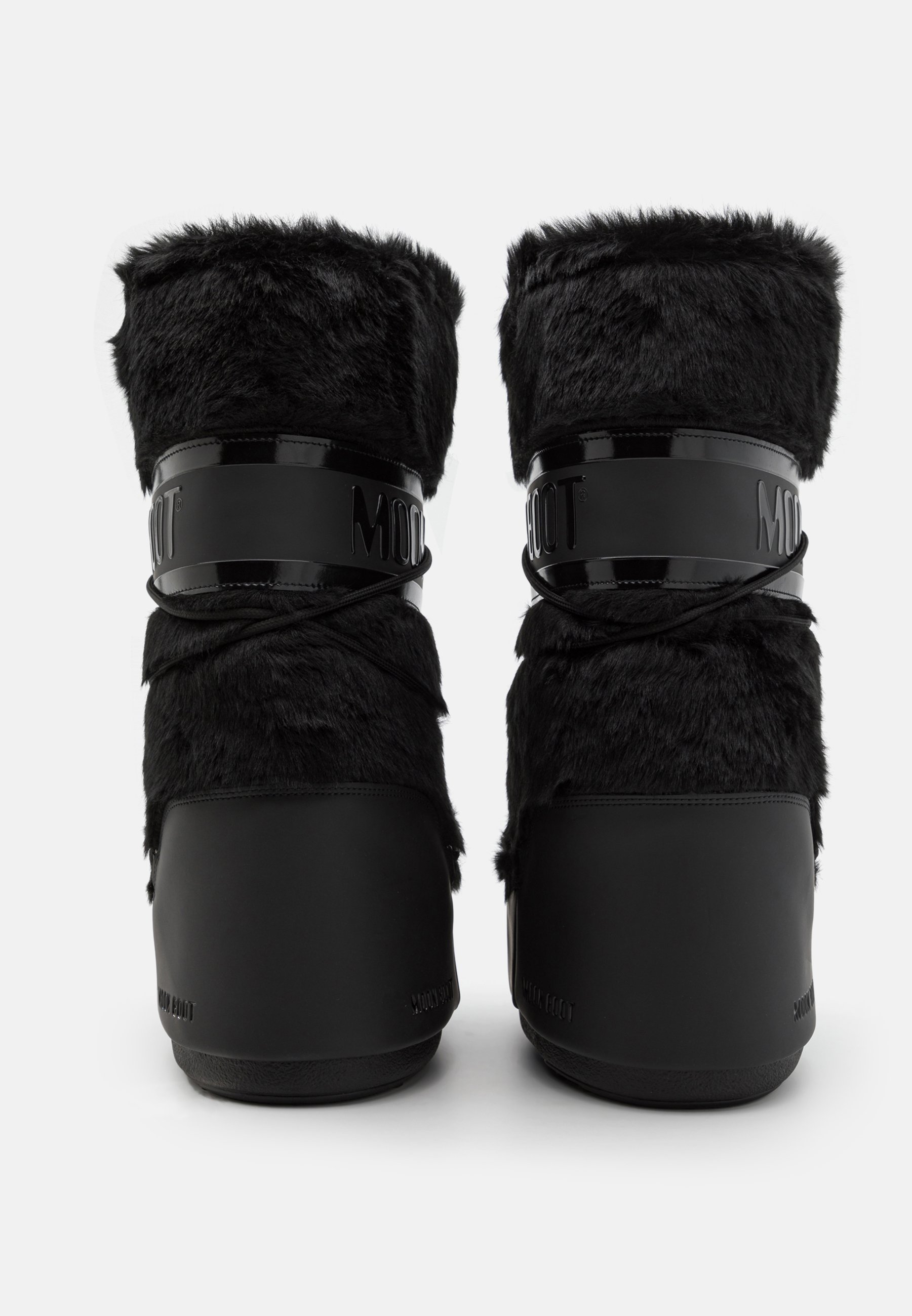 Moon Boot ICON UNISEX - Cizme cu șireturi - black/negru - Zalando.ro