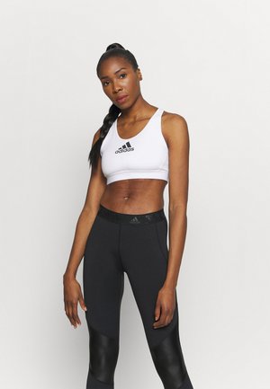 ASK BRA - Medium support sports bra - white