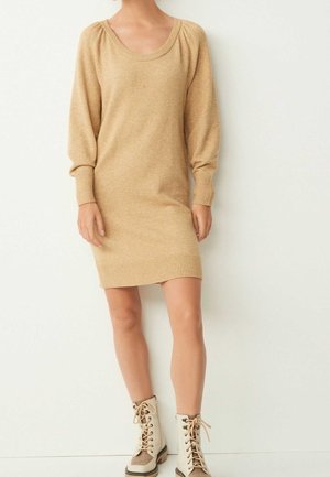 Jumper dress - camel