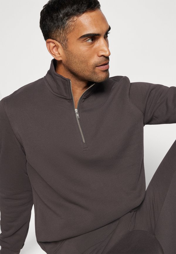 CENTRE HALF ZIP - Sweatshirt - espresso4