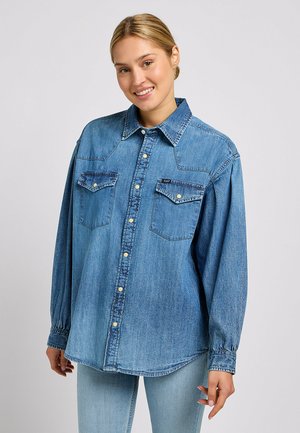 Vibista Denim Shirt Dark Blue Denim