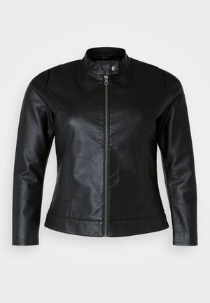 CARROBBER JACKET - Veste en similicuir - black