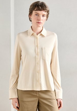 BLOUSE LONG SLEEVE - Πουκαμίσα με κουμπιά - raw cream