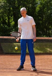 EA7 Emporio Armani TENNIS CLUB SERAFINO - Βασικό μπλουζάκι - star white