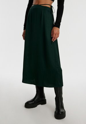 ROCK KAY - A-line skirt - grün