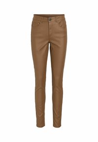 BESCHICHTETE - Trousers - toffee