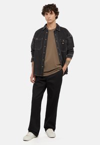 Dickies CLANCY HEAVYWEIGHT SS - T-shirt basic - mushroom