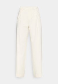 EMELIA PLEATED TROUSERS - Hlače - ivory