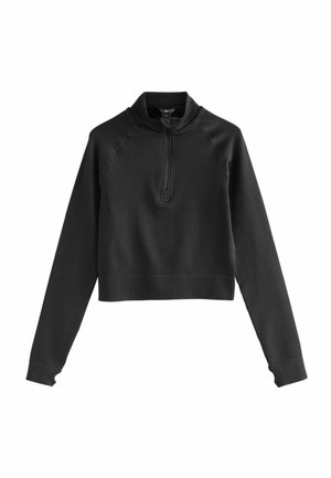 REGULAR FIT -  LONG SLEEVE  - Striktrøje - black