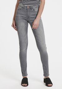 ICHI Vaqueros pitillo - light grey