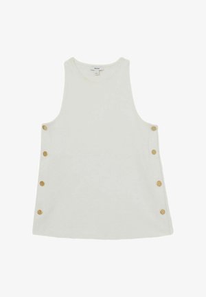 Reiss REGULAR FIT - COSMO SIDE SLEEVELESS - Toppi - ivory