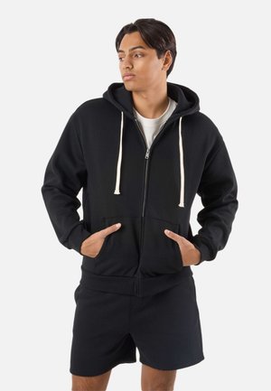 LOS ANGELES HOOD - Zip-up sweatshirt - black