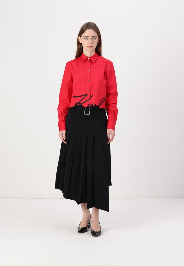 CROPPED SIGNATURE SHIRT - Button-down blouse4