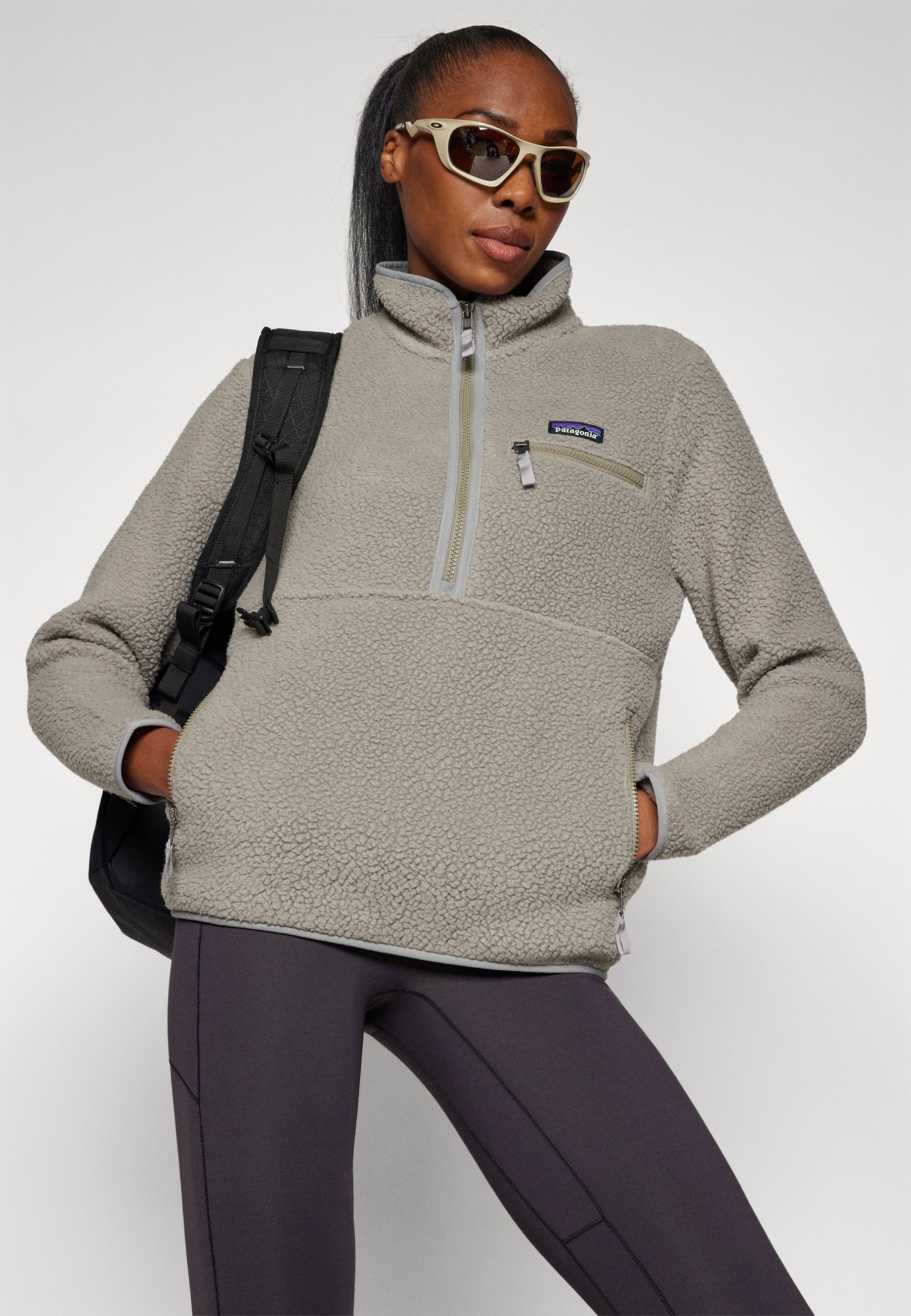 Patagonia RETRO - Fleece jumper - river rock green/dark grey