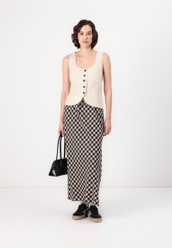 SCOOP NECK VEST - Waistcoat - beige3