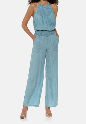 Broek - bleached denim