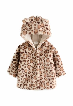 REGULAR FIT-HOODED - Zimná bunda - leopard print
