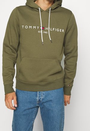 Felpa con cappuccio - dark green