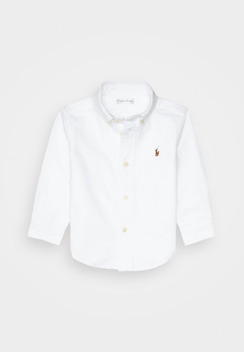 Ralph Lauren Boys Logo Oxford Shirt in White