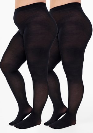 2ER-PACK  - Strømpebukser - black