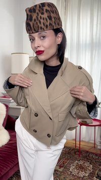 Vero Moda Petite VMMANONMIA JACKET  - Suvejakk - kelp