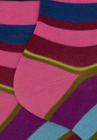 Gallo WITH STRIPES - Calze - ibisco vinaccia