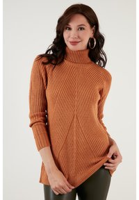 LELA REGULAR FIT - Pulover - snuff colored