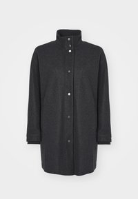ONLAUGUSTA COLLAR COAT - Lühike jakk - dark grey melange