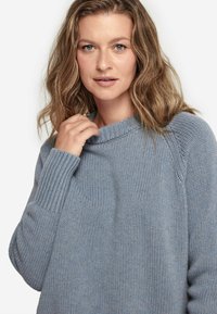 Falconeri Strickpullover - hellblau niagara