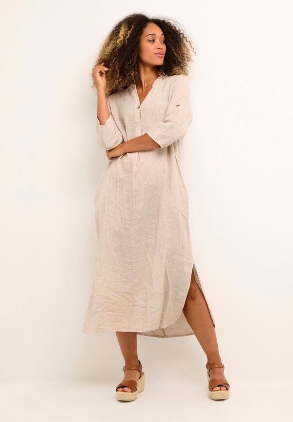 CRBELLIS CAFTAN - Freizeitkleid - crispy sand