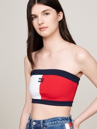 Tommy Jeans Top - white multi