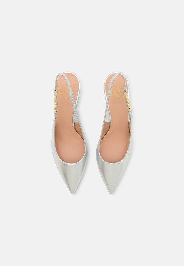 CHAIN STRAP - Classic heels - argento3