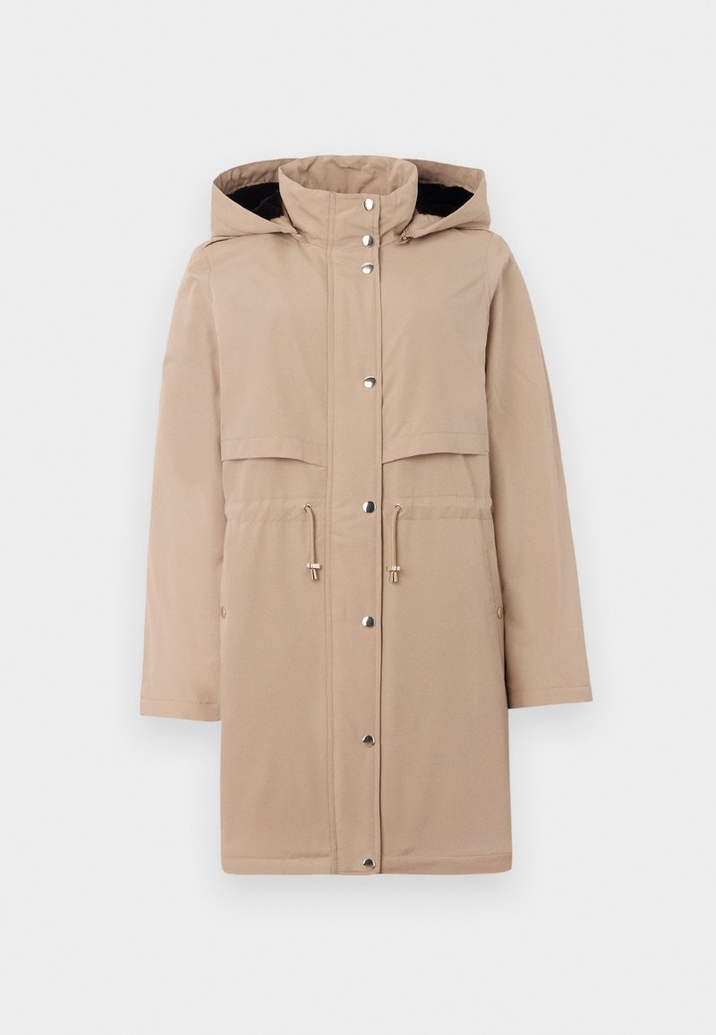 Vero Moda VMGAIL MAYA BOO - Parka - silver-coloured mink/beige - Zalando.it