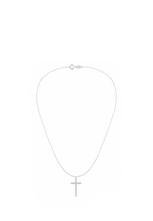 DIAMOND CROSS - Collar - white gold-coloured