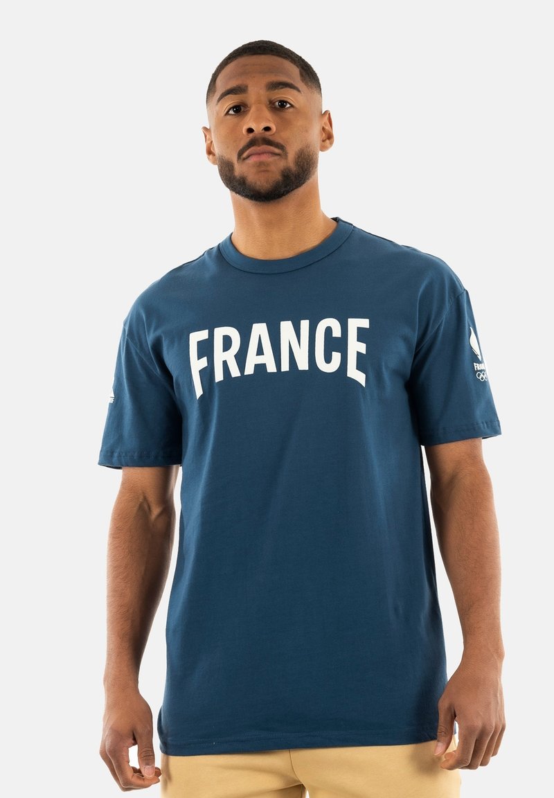 le coq sportif Camiseta estampada - bleu